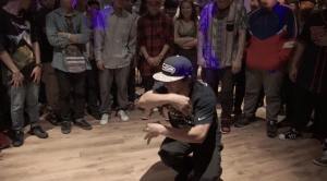 A Bboy doing his thing